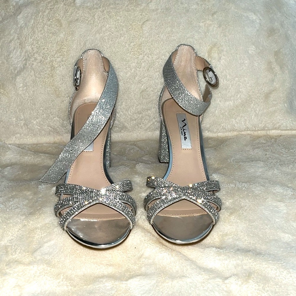 Nina Haiden 3” Silver Heel 8M